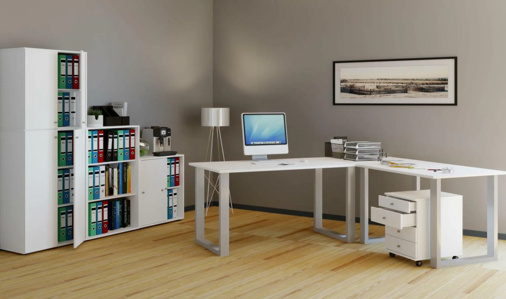 Clearance VCM Eck-Schreibtisch LONA