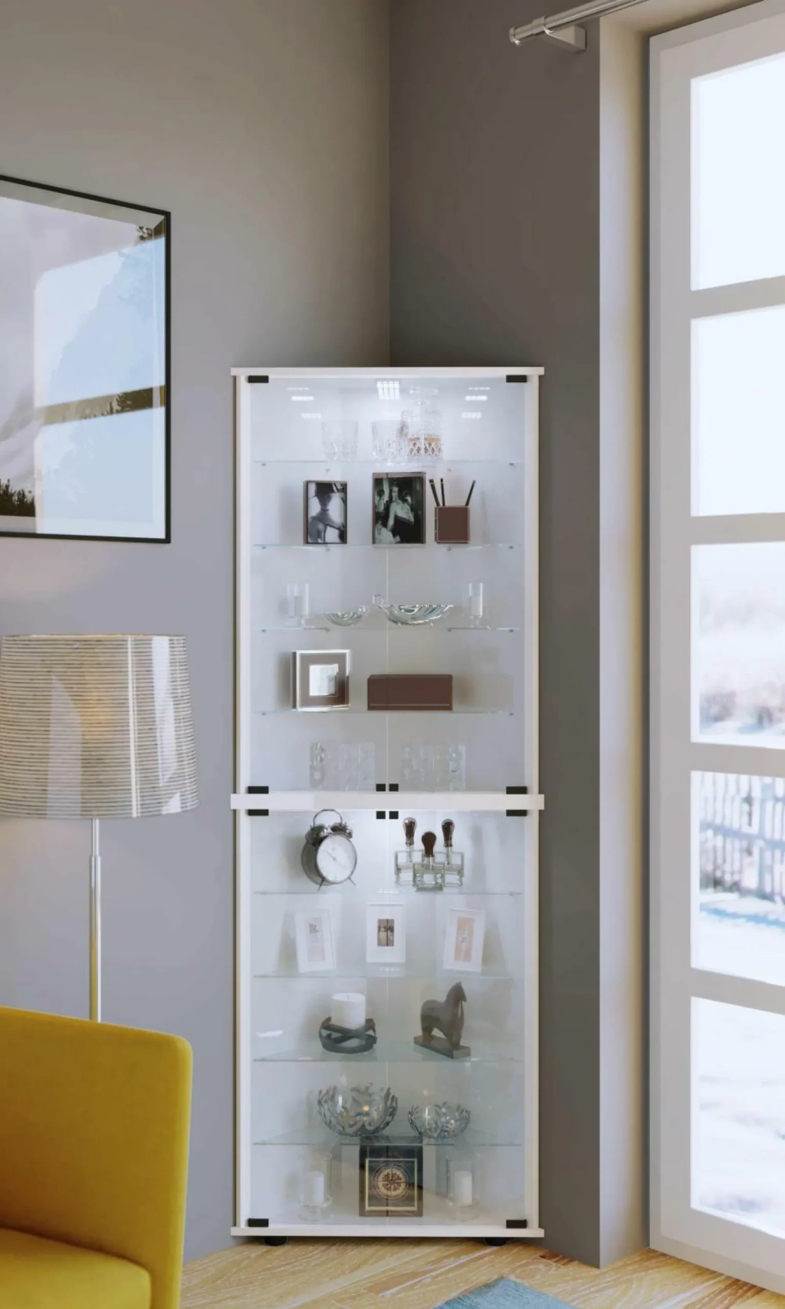 New VCM Eckvitrine VECKO MAXI