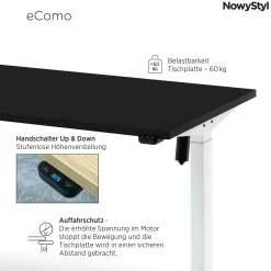 NowyStyl Elektroschreibtisch eCOMO