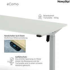 NowyStyl Elektroschreibtisch eCOMO