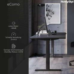 Outlet NowyStyl Elektroschreibtisch eCOMO