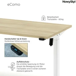 NowyStyl Elektroschreibtisch eCOMO