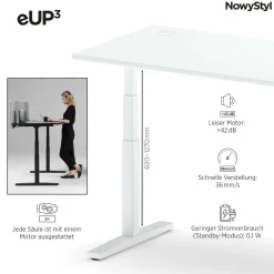 Discount NowyStyl Elektroschreibtisch eUP