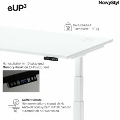 Discount NowyStyl Elektroschreibtisch eUP