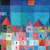 KLEEN-TEX Fußmatte COLOURFUL Houses