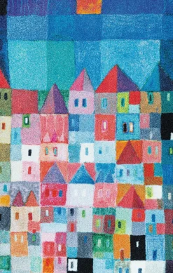 KLEEN-TEX Fußmatte COLOURFUL Houses