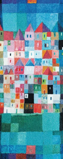 KLEEN-TEX Fußmatte COLOURFUL Houses