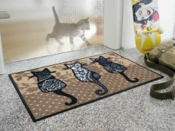 KLEEN-TEX Fußmatte Katzenbande