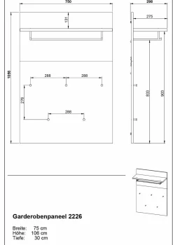 Sale GERMANIA Garderobe ALEDO