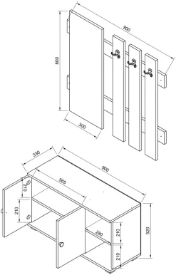 New VCM Garderobe GADOS