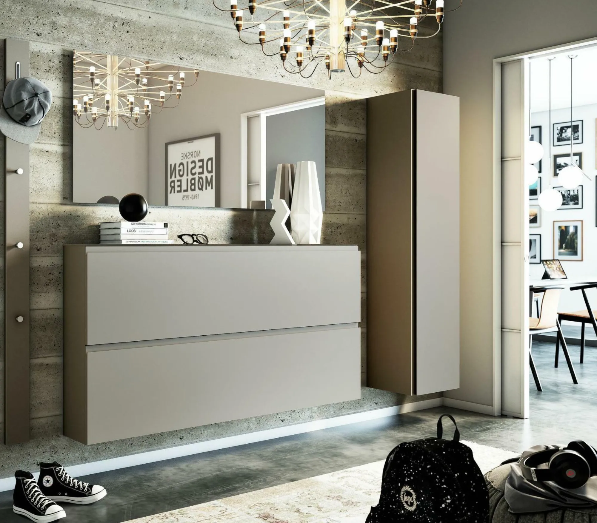 ARREDOKIT Garderobenset GARDASEE