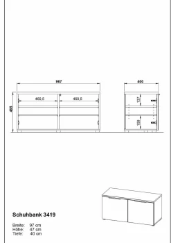 GERMANIA Garderobenset GENOVA