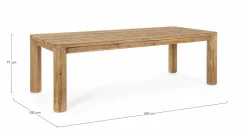 ANDREA BIZZOTTO Gartentisch MAVERICK