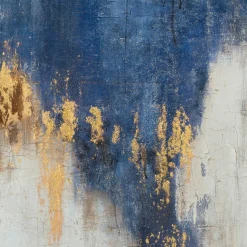 Clearance Sonstige Gemälde ABSTRAKT BLAU UND GOLD