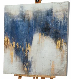 Clearance Sonstige Gemälde ABSTRAKT BLAU UND GOLD
