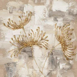 Sonstige Gemälde CHRYSANTHEMEN GOLD