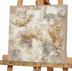 Sonstige Gemälde CHRYSANTHEMEN GOLD