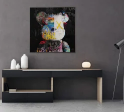 New Sonstige Gemälde COMIC ART TEDDY