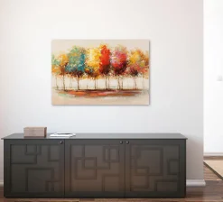 New Sonstige Gemälde FARBENFROHER WALD