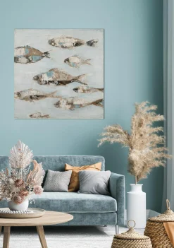 Hot Sonstige Gemälde FISCHSCHWARM