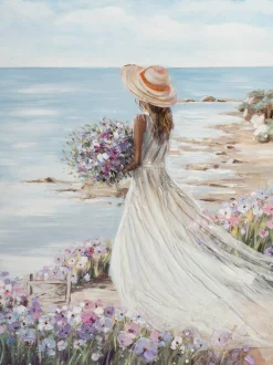 Online Sonstige Gemälde FRAU AM STRAND I