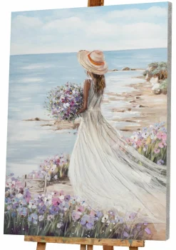 Online Sonstige Gemälde FRAU AM STRAND I