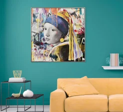 Sonstige Gemälde PERLEN-MÄDCHEN