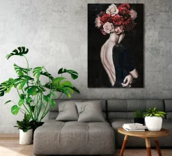 Discount Sonstige Gemälde SCHÖNHEIT MIT ROSEN