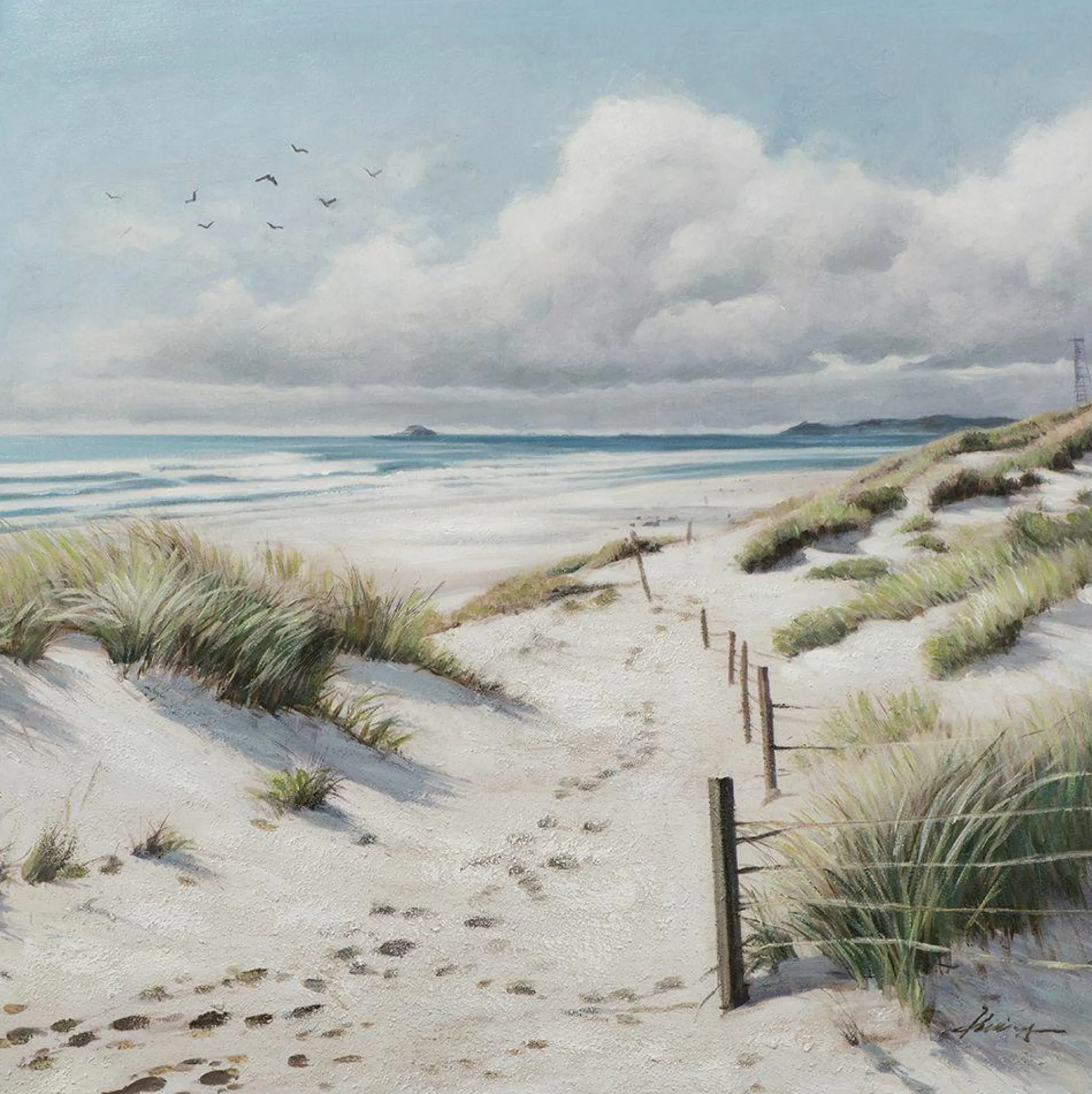 Discount Sonstige Gemälde WEG DURCH DIE DÜNEN