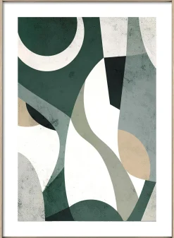 Online PRO ART Gerahmtes Bild ABSTRACT IN AND