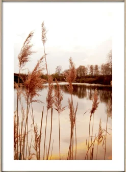 Online PRO ART Gerahmtes Bild EVENING AT THE