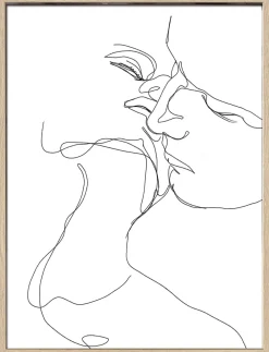 Hot PRO ART Gerahmtes Bild FACES II