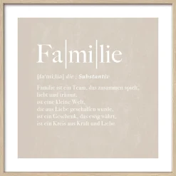 Discount PRO ART Gerahmtes Bild FAMILIE
