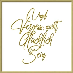 PRO ART Gerahmtes Bild GLÜCKLICH SEIN