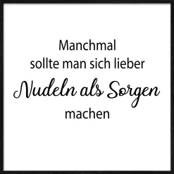 PRO ART Gerahmtes Bild LIEBER NUDELN