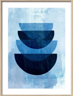 Outlet PRO ART Gerahmtes Bild ONLY BLUE III