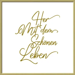 PRO ART Gerahmtes Bild SCHÖNES LEBEN