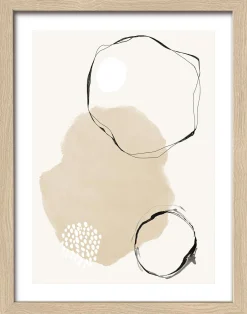 New PRO ART Gerahmtes Bild SHAPES XII