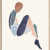 PRO ART Gerahmtes Bild SITTING WOMAN