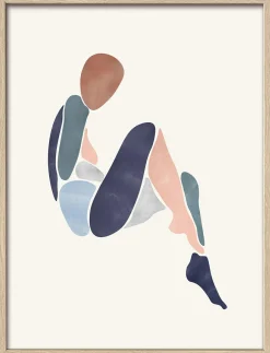 PRO ART Gerahmtes Bild SITTING WOMAN