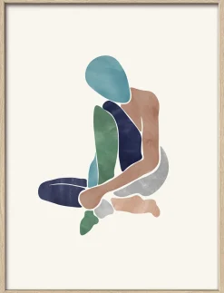 PRO ART Gerahmtes Bild SITTING WOMAN