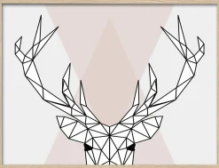 PRO ART Gerahmtes-Bild DEER II