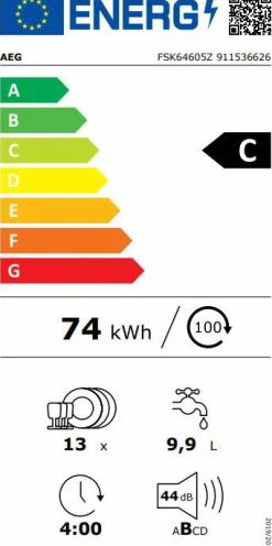 Online AEG Geschirrspüler FSK64605Z