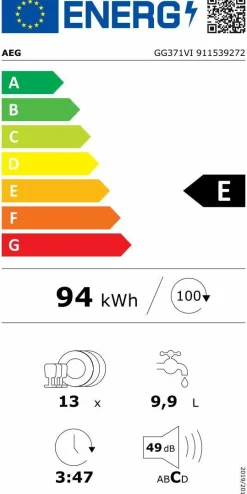 AEG Geschirrspüler GG371VI
