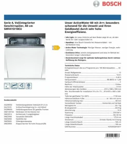 BOSCH Geschirrspüler