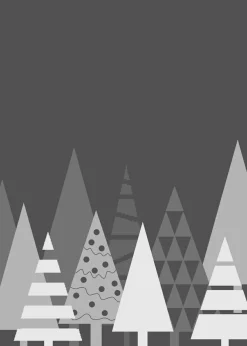 ROSS Geschirrtuch XMAS Tannenbäume