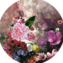 Online PRO ART Glasbild BAROQUE FLOWER