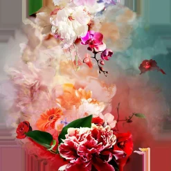 PRO ART Glasbild BAROQUE FLOWER