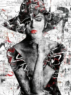 Clearance Sonstige Glasbild 70´er SCHLAPPHUT