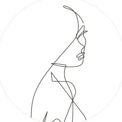 PRO ART Glasbild FACE LINES I